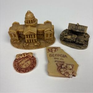 Vintage Georgia Marble 4 Limited Edition Handcrafted Capital Train Wreath State